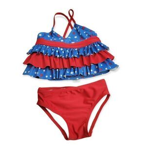WonderKids patriotic tankini 2T